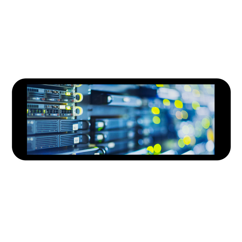 12.3" Inch Bar Type Automotive Capacitive Touchscreen TFT LCD Display 1920x720 Dots LVDS Interface