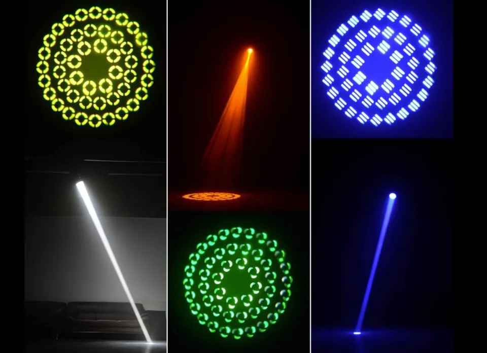 Stage Lights Moving Head LED Beam Light with 18 Prism 100W LED 6500K Color Temperature