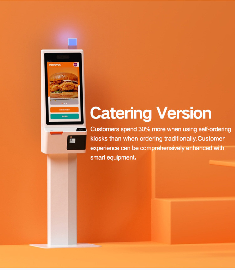 Floor Standing Self Service Kiosk Payment System Sunglasses With Ample Memory