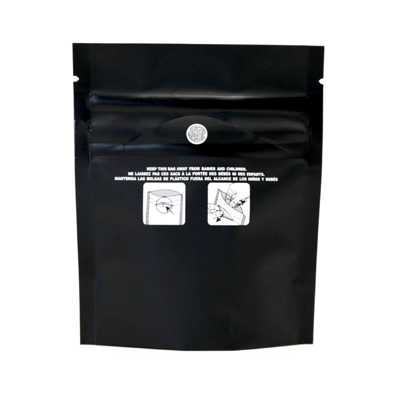 Custom printed child resistant smell proof zipper weed cigar mylar safety exit bags