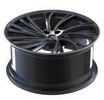 Brushed Black One Piece Forged Wheels Multi Spoke 20x10