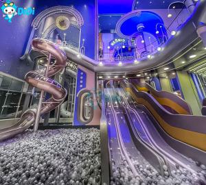 Wholesale Large Small Trampoline Slide Kindergarten Manufactured Climbing Play Centers from china suppliers