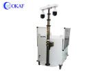 OKAF Mobile Sentry Camera Security Trailer , Solar CCTV Surveillance Trailer