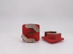 Double Boomerang Segments Redi Lock Diamond Grinding Shoes for Husqvarna