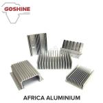 Silver Professional Sand Blasted Anodized LED Heat Sink Aluminium Profiles High