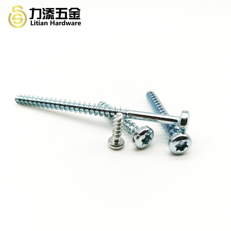 SS304 Metal Screw Fasteners Self Tapping Flat Countersunk For Military Industry