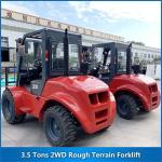 FD35-S 3.5 Tons 2WD Rough Terrain Forklift 3500KG