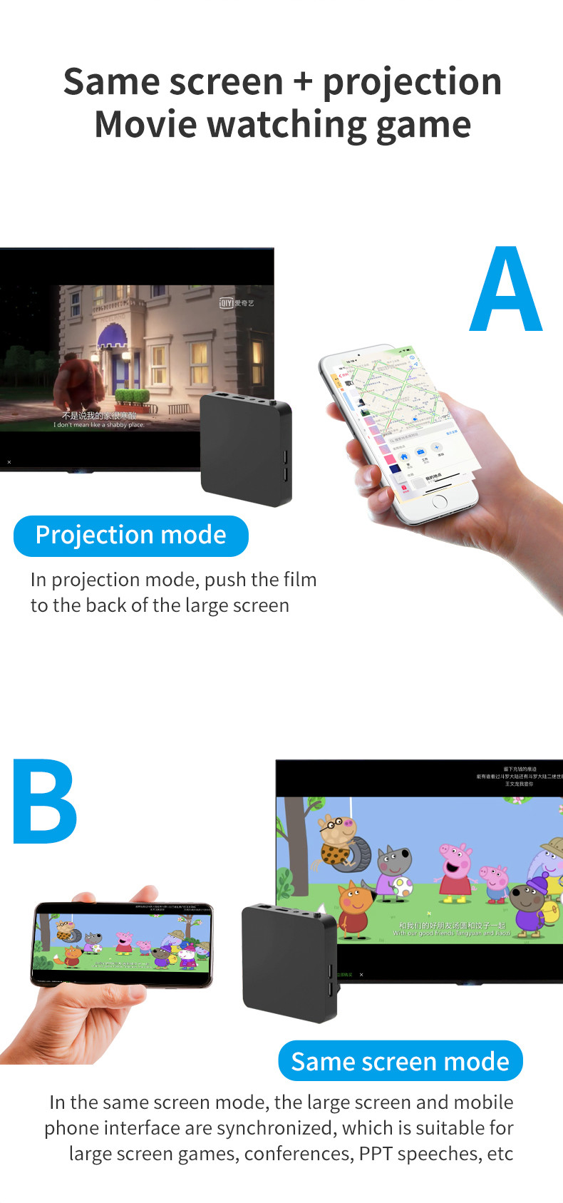 3D Movies Conference Room Wireless Presentation CE , 4k Wireless Hdmi Extender