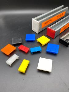 Wholesale Hot Selling Colorful Plastic 41x41 41x21 Unistrut End Cap from china suppliers