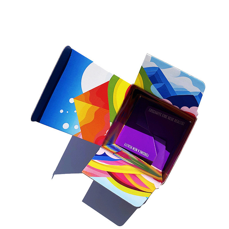 Customizable Corrugated Paper Packaging Box Full Colors Printed Auto Lock Bottom