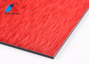Wholesale excellent quality roof sandwich panel fireproof brush finish aluminum composite panel from china suppliers