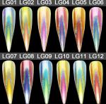 OEM/ODM Yes. Holographic Nail Powder for Poleyster Nails High Standar