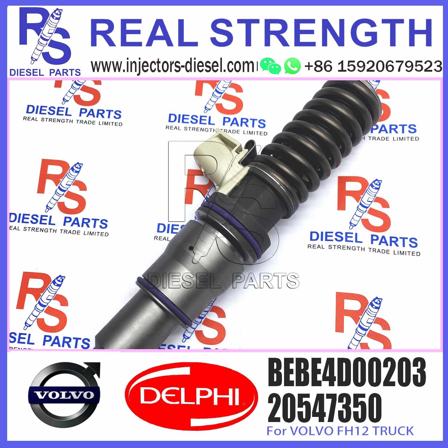 Diesel Electronic Unit Fuel injector 20547350 BEBE4D00203 for V-O-L-V FH12 TRUCK