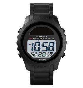 Wholesale solar watches women 1585 new design relojes hombre skmei digital wrist watches men sports waterproof solar watch from china suppliers