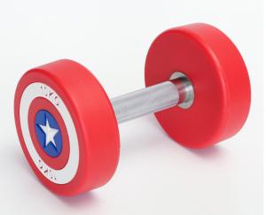 Wholesale captain America dumbbells, captain America shield dumbbells, captain America dumbbells set from china suppliers