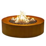 Charcoal Firepit Metal Round Smokeless Wood Burning Steel Fire Pits