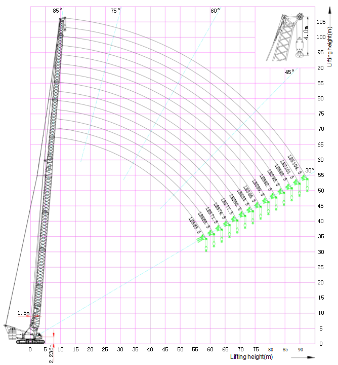 Heavy Tasks Xcmg Crawler Crane 300 Tons Lifting Capacity