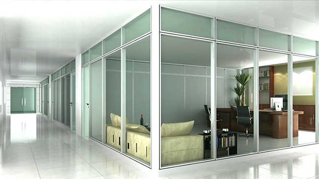 Geling Aluminum Glass Office Partitions OEM ODM Conference Room Divider Wall