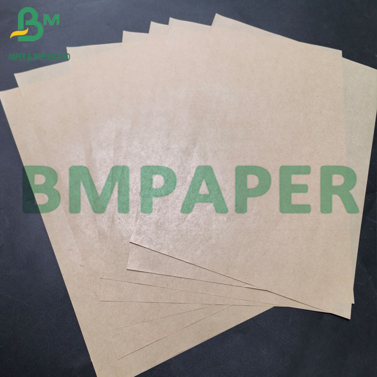  50g MG Brown Kraft Paper One Side Glossy Food Grade Craft Paper (4)