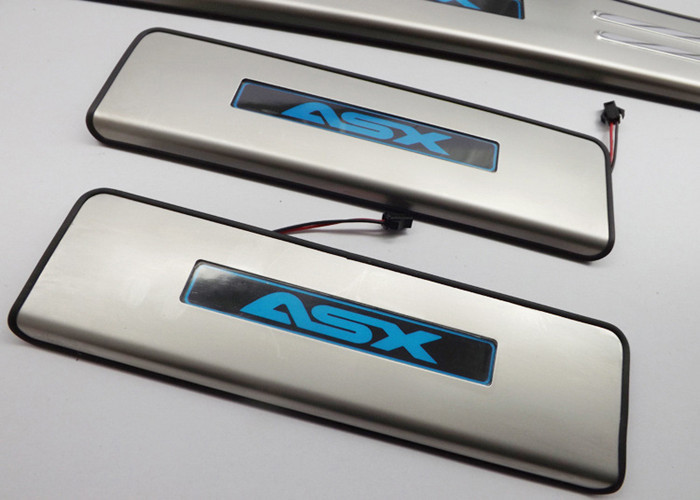 Mitsubishi ASX 2013 2017 Steel Side Door Sill Scuff Plates with LED Light Factories