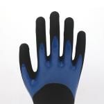 Customized Nitrile Coated Work Gloves Breathable Nitrile Gloves For Construction