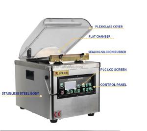Wholesale Small Automatic Vacuum Food Hardware Skin Packaging Plastic Bags Machine 580420570 mm from china suppliers