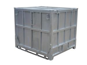 Wholesale Warehouse Metal Storage Bins 1300L Collapsible Metal Storage Box For Oil Industry from china suppliers