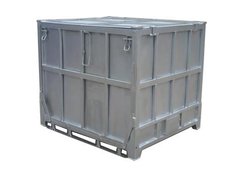 Warehouse Metal Storage Bins 1300L Collapsible Metal Storage Box For Oil