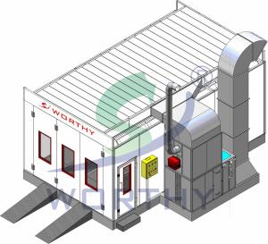 Wholesale Standard Type W-9100B Spray Booth from china suppliers