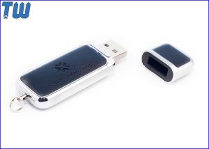 Wholesale Bulk Fine Leather 2GB Thumb Drives USB Shinning Frame 3D Debossed Logo from china suppliers