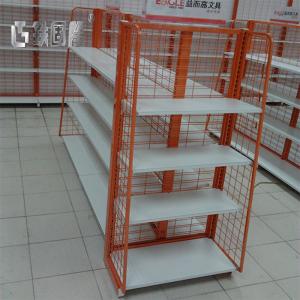 China Net Backplane Wire Supermarket Display Shelf 1350mm height For Retail on sale