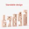 Buy cheap Balance Jenga Wooden Number Blocks Toys 16cm Jumbo Wooden Building Blocks from wholesalers
