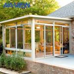 Wall Mounted Solarium Room Additions Metal Three Season Sunroom