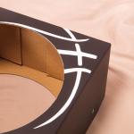 3 Ply E Flute Rigid Corrugated Paper Display Box For Basketball Football