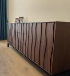 Black Walnut High End Storage Cabinet Dining Sideboard Antique Vintage Style