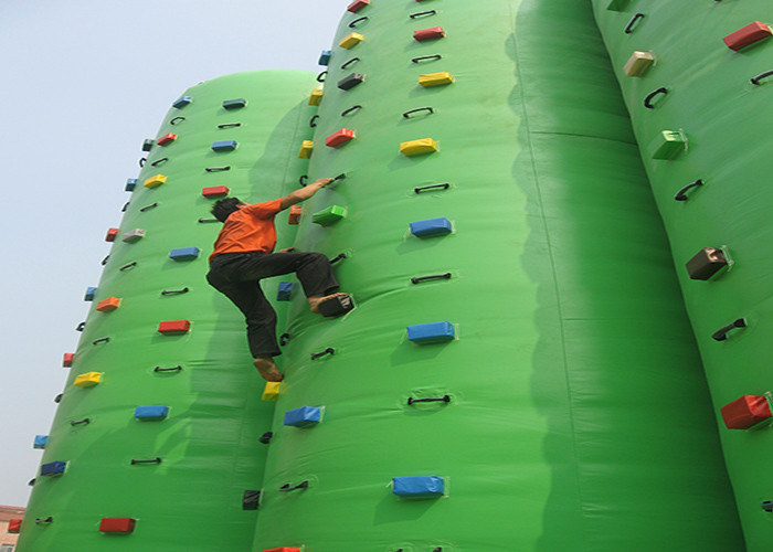 Durable Inflatable Interactive Games Inflatable Climbing Wall For Playground