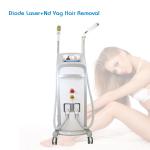 2 In 1 808nm Diode Laser Nd Yag Laser Hair Removal Multifunctional Beauty