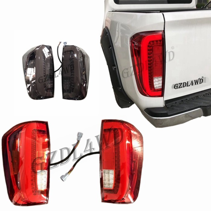 Plsatic Smoked Black LED Tail Lamp For Dmax 12 19 / Isuzu Dmax Accessories