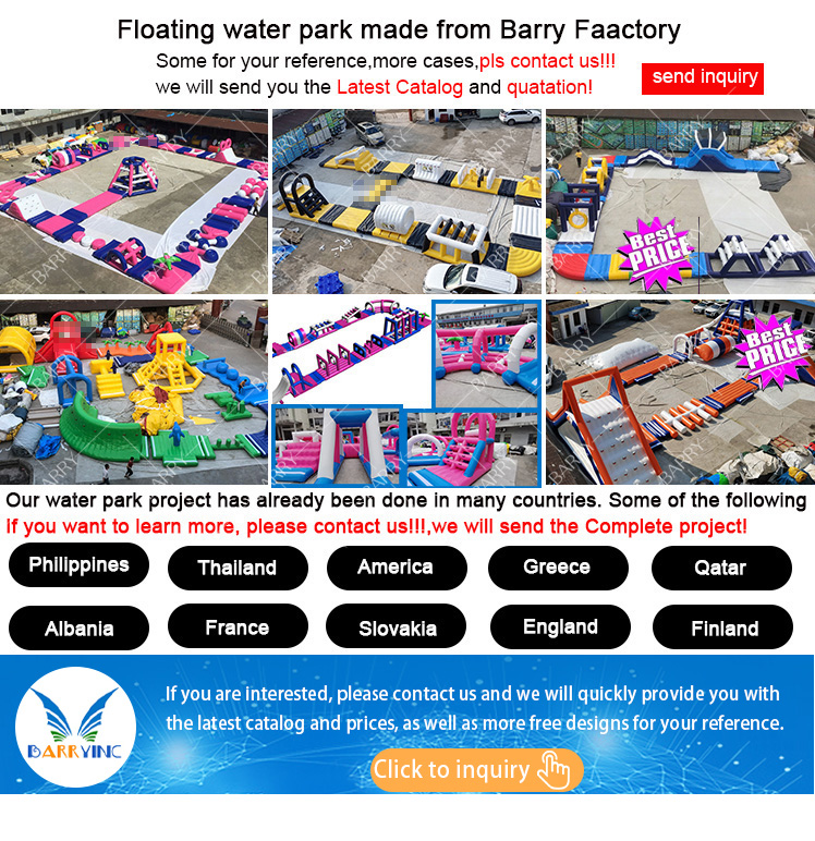 Customized PVC Inflatable Floating Water Park For Water Fun And Special Occasions