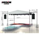Aluminum Lighting Truss Tower Speech Space Frame Roofing Circular Roof Modular