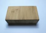 Handmade Natural Color Packaging Bamboo Gift Box , Bamboo Wood Box With Hinged