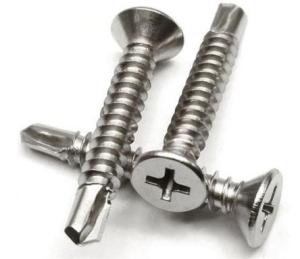 Wholesale Cross Socket Countersunk Head Self Drilling Screws For Sheet Metal 1022 Steel from china suppliers
