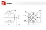 Brushless DC motor For Power Drill