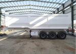 80 Tons Customized Hydraulic Tipping Tipper Semi Trailer Relay Valve Wabco Tread
