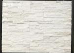 Snow White Natural Marble Cultured Stone Siding For Houses Building Materials