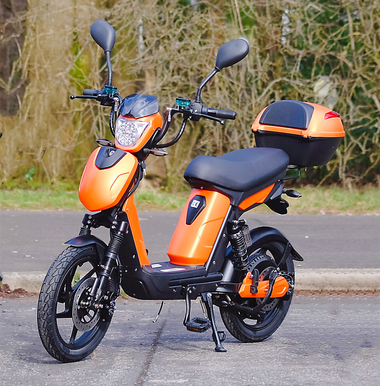 350W EEC Street Legal Electric Scooter With COC L1e-A Certificates