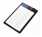 1580 tie-point White Breadboard ( round holes ) 17.4*11.7*0.85*cm