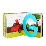 Oem Cut Out Board Book 157Gsm Art Paper Hot Foil Stamping Cover Finishing