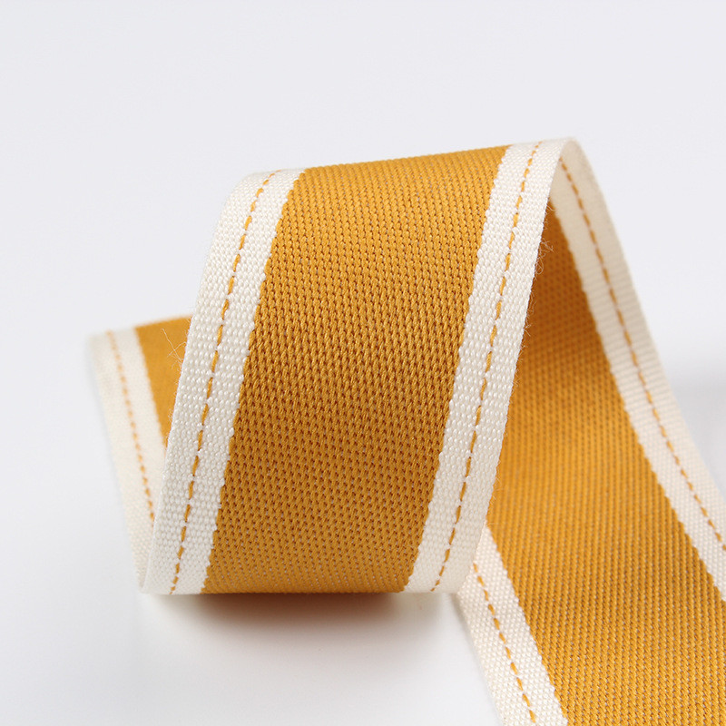 Stitched Edge Polyester Ribbon 6mm-40mm Poly Ribbon Rolls Green Red