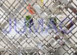 Silver Wire Mesh Grille Inserts For Cabinets , Luxury Yachts Decorative Metal
